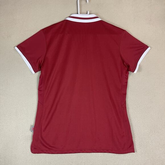 Nike Polo Shirt Womens XL Red Alabama Crimson Tide Performance Dri‎ Fit Stretch - Picture 9 of 11